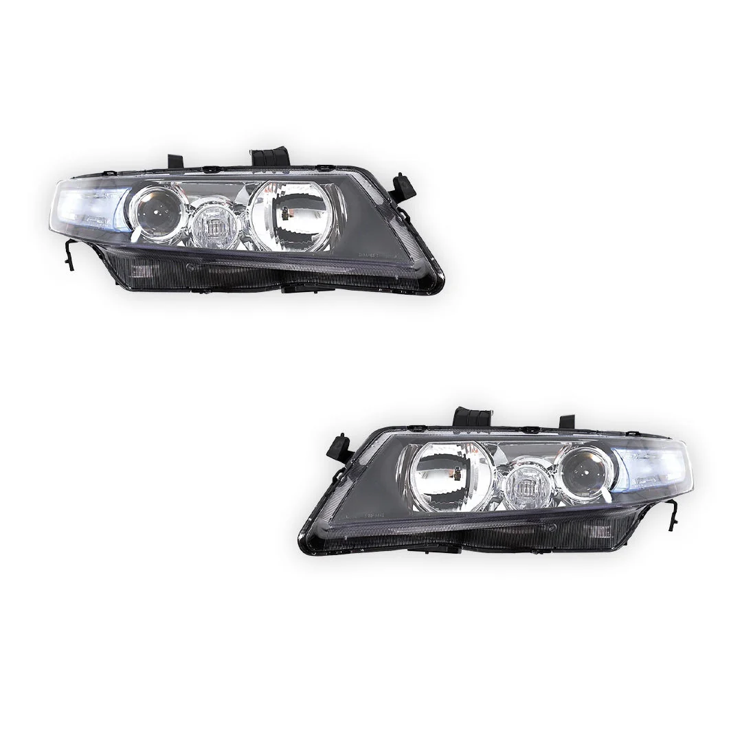 Honda Accord Euro CL Series 2 (2005 - 2008) Halogen Headlights LH + RH - Image 2