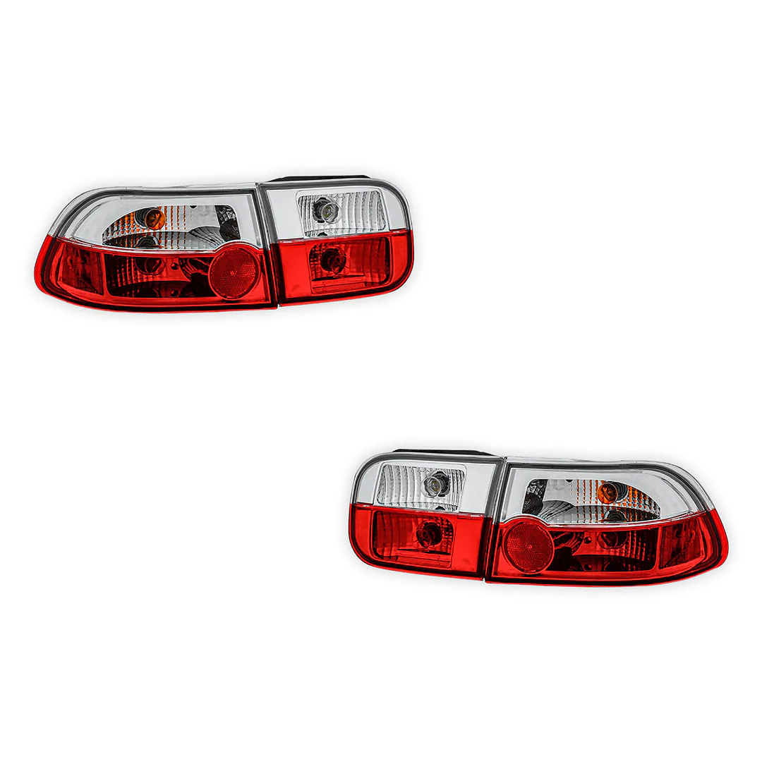 Honda Civic EG Hatchback (1992 - 1995) Altezza Style OEM Style Tail Lights LH + RH - Image 2