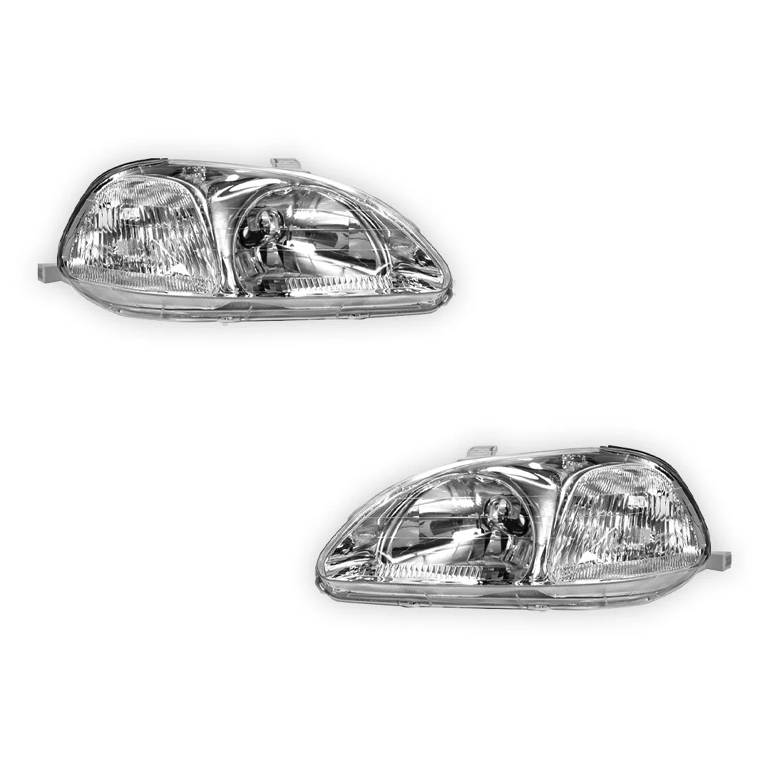Honda Civic EK (1995 - 1998) OEM Style Headlights LH + RH - Image 2