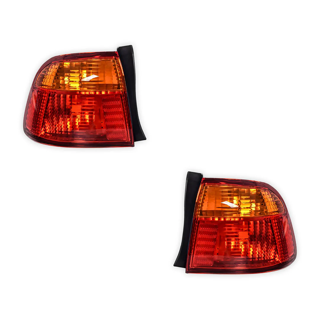 Honda Civic EK Sedan (1998 - 2001) Tail Lights LH + RH - Image 2