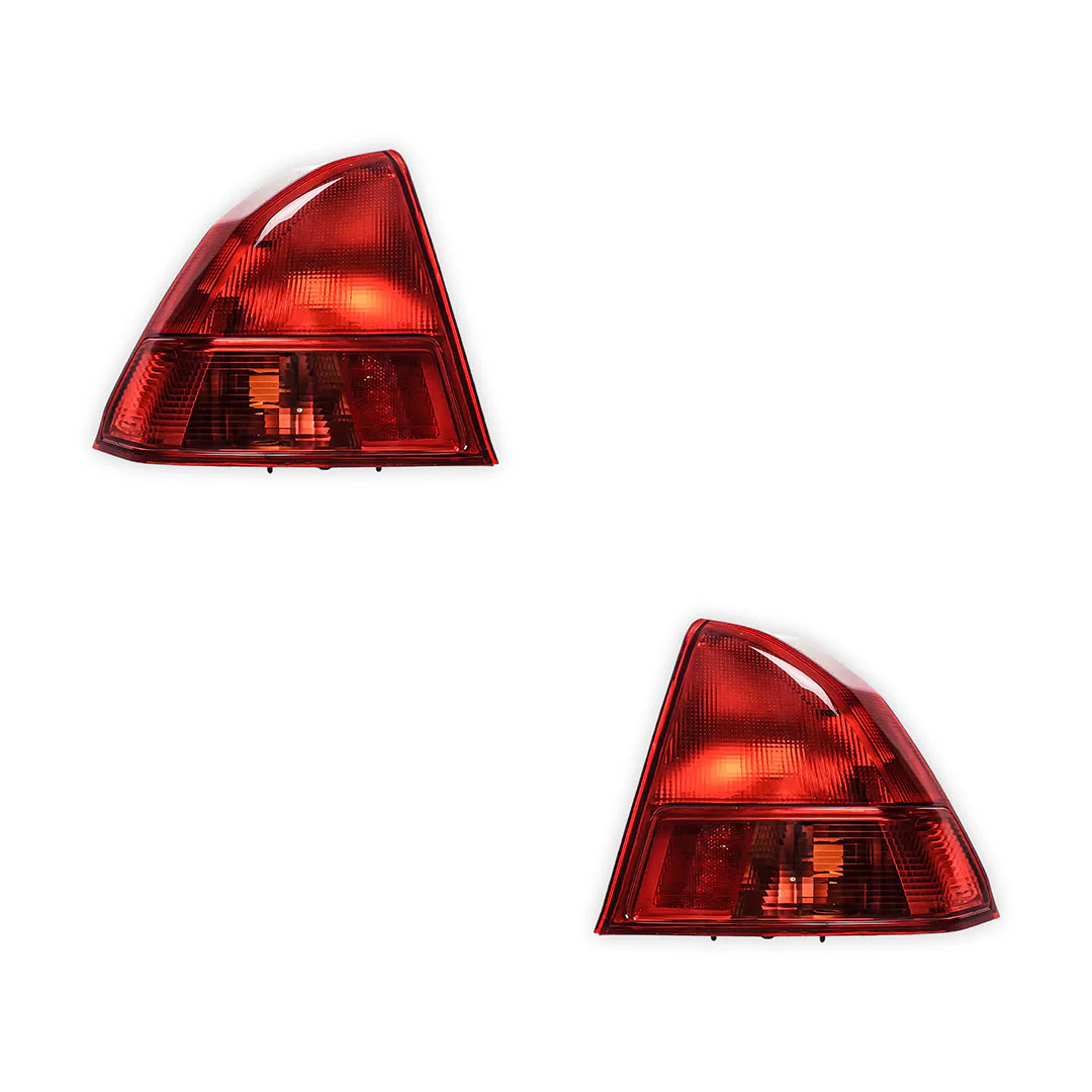 Honda Civic ES Series 1 Sedan (2000 - 2002) Tail Lights LH + RH - Image 2