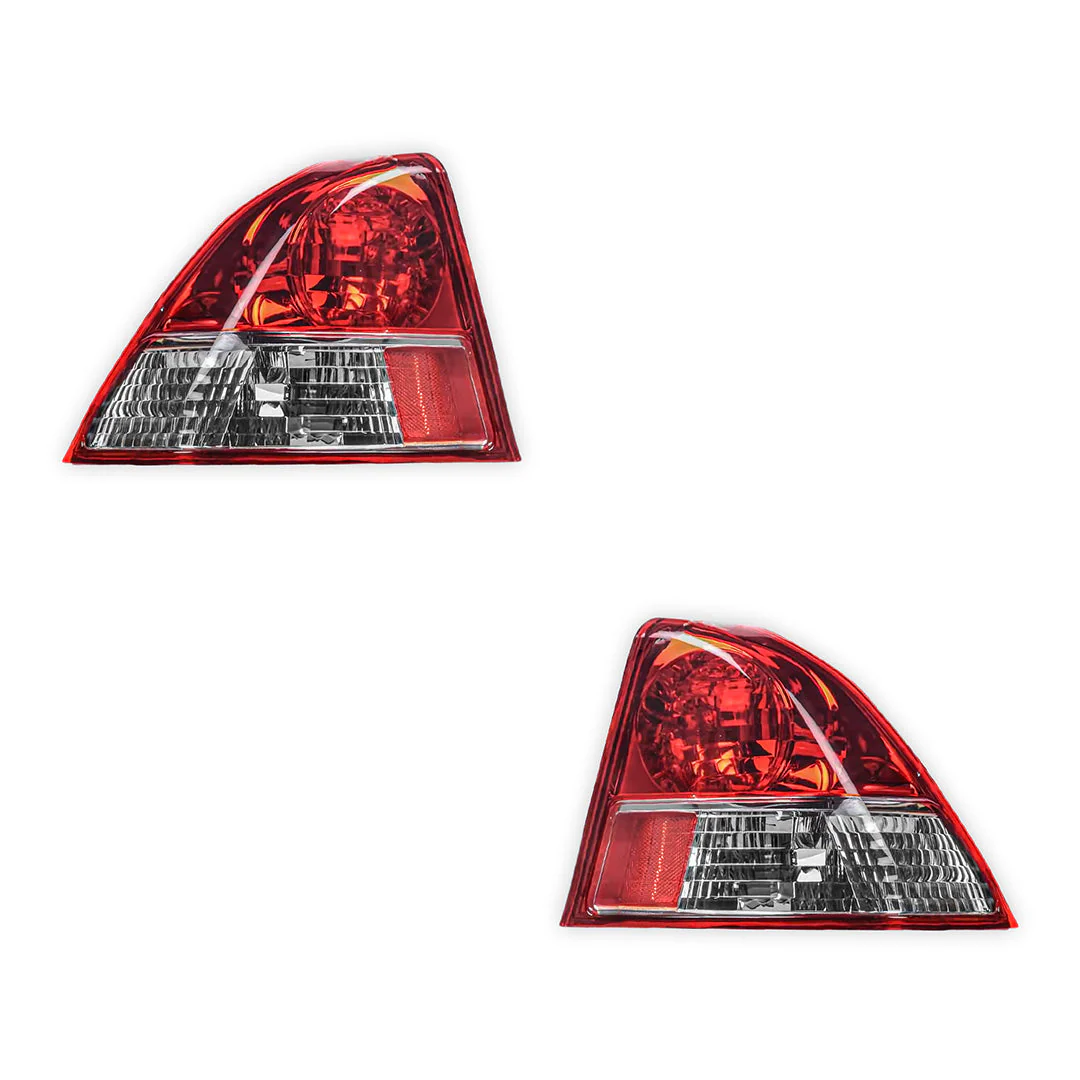 Honda Civic ES Series 2 & 3 Sedan (2003 - 2005) Tail Lights LH + RH - Image 2