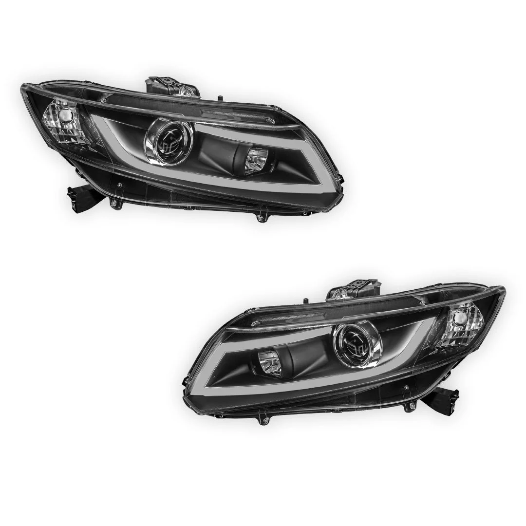 Honda Civic FB (2012 - 2016) 3D DRL Projector Headlights LH + RH - Image 6