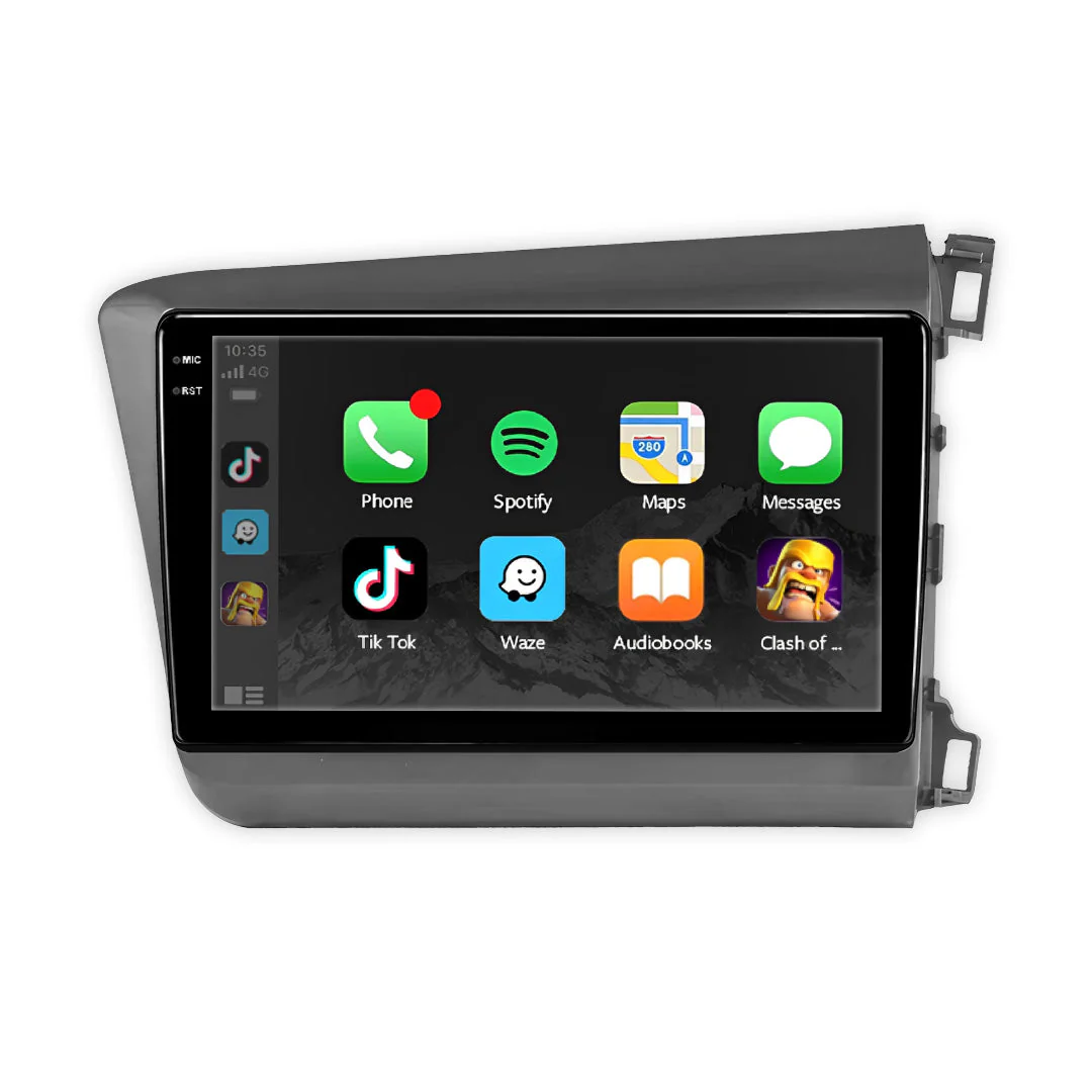 Honda Civic FB Sedan (2012 - 2015) 9" 13.3" Wireless Android 15 Head Unit for Apple CarPlay / Android Auto - Image 2