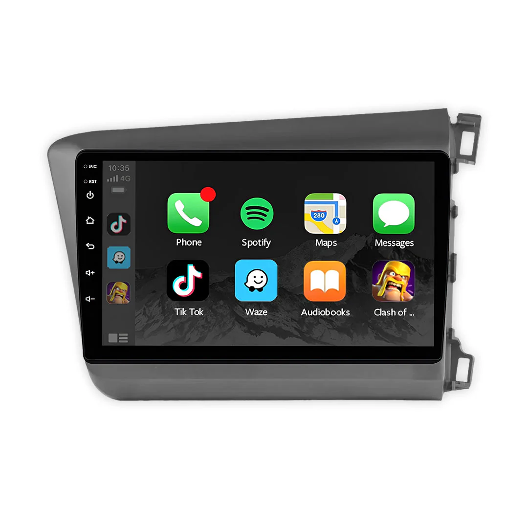 Honda Civic FB Sedan (2012 - 2015) 9" Wireless Android 15 Head Unit for Apple CarPlay / Android Auto - Image 3