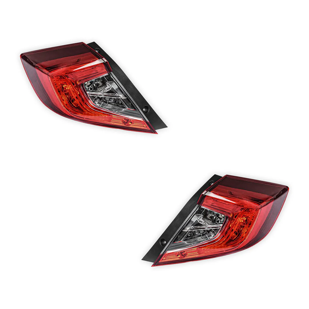 Honda Civic FC Series 1 & 2 Sedan (2016 - 2022) Tail Lights LH + RH - Image 2