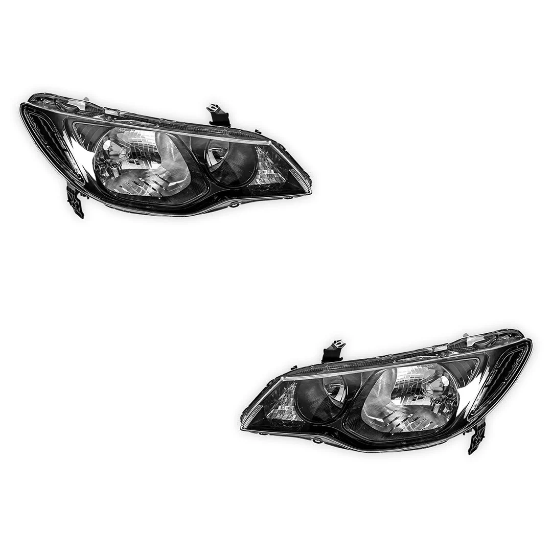 Honda Civic FD Series 2 Sedan (2009 - 2012) Headlights LH + RH - Image 2
