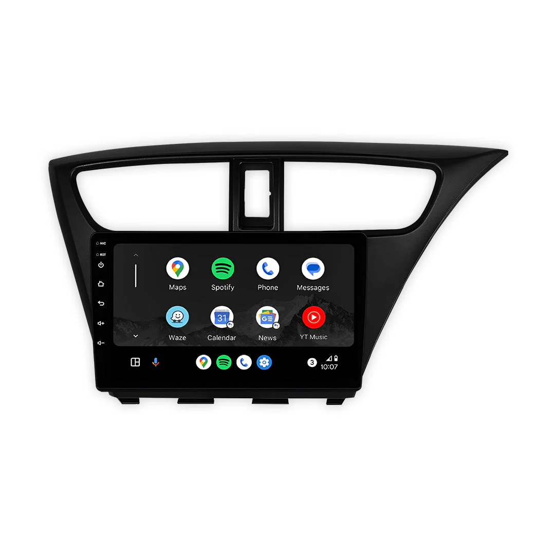 Honda Civic FK Hatch (2012 - 2015) 9" 13.3" Wireless Android 15 Head Unit for Apple CarPlay / Android Auto - Image 2