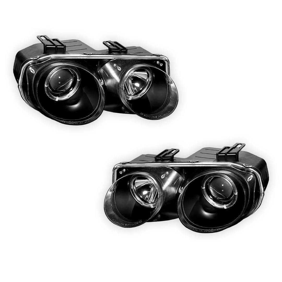 Honda Integra DC2 (1998 - 2001) JDM CCFL Angel-Eye Projector Headlights LH + RH - Image 5