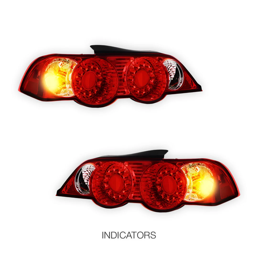Honda Integra DC5 (2001 - 2004) JDM Black Altezza LED Tail Lights LH + RH - Image 10