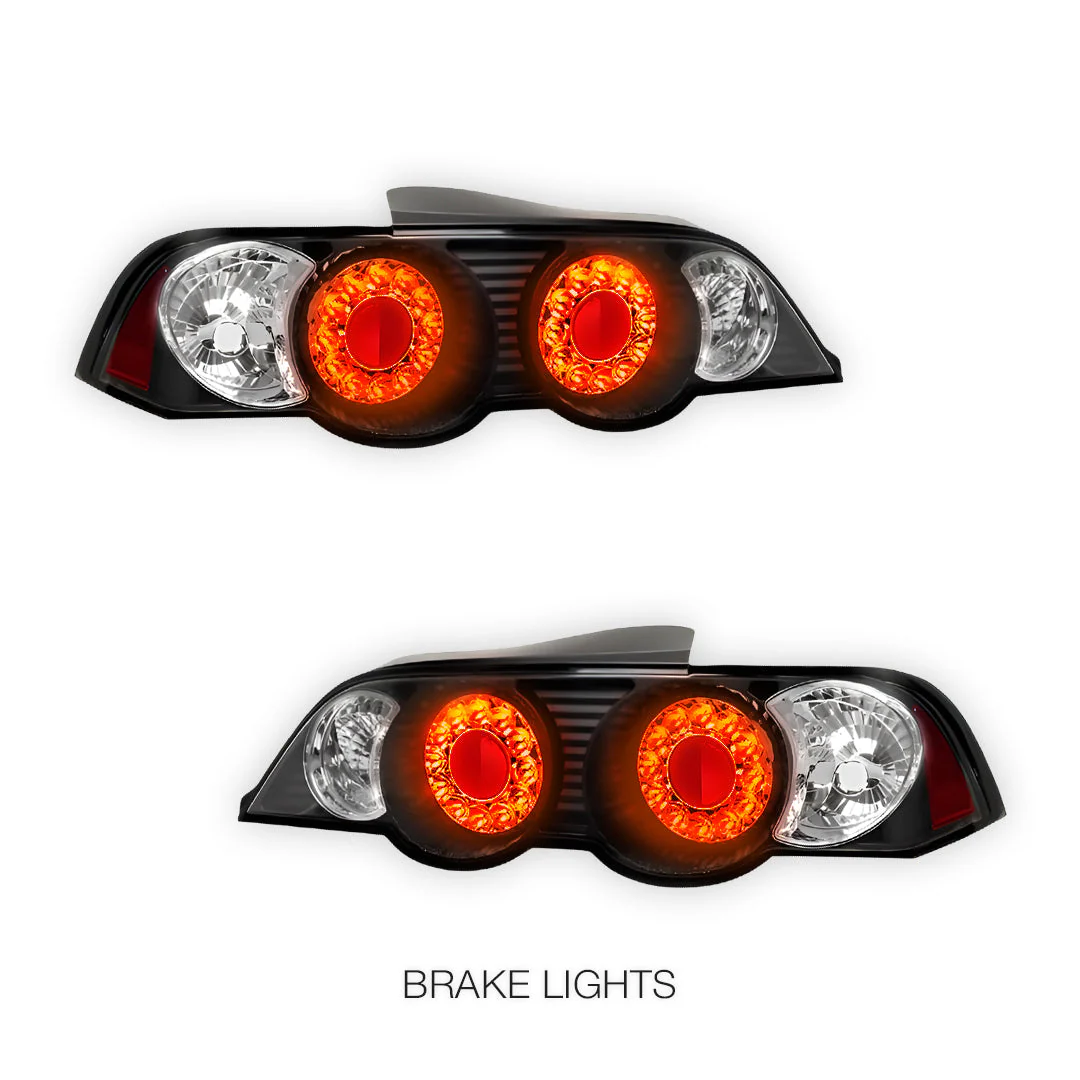 Honda Integra DC5 (2001 - 2004) JDM Black Altezza LED Tail Lights LH + RH - Image 3