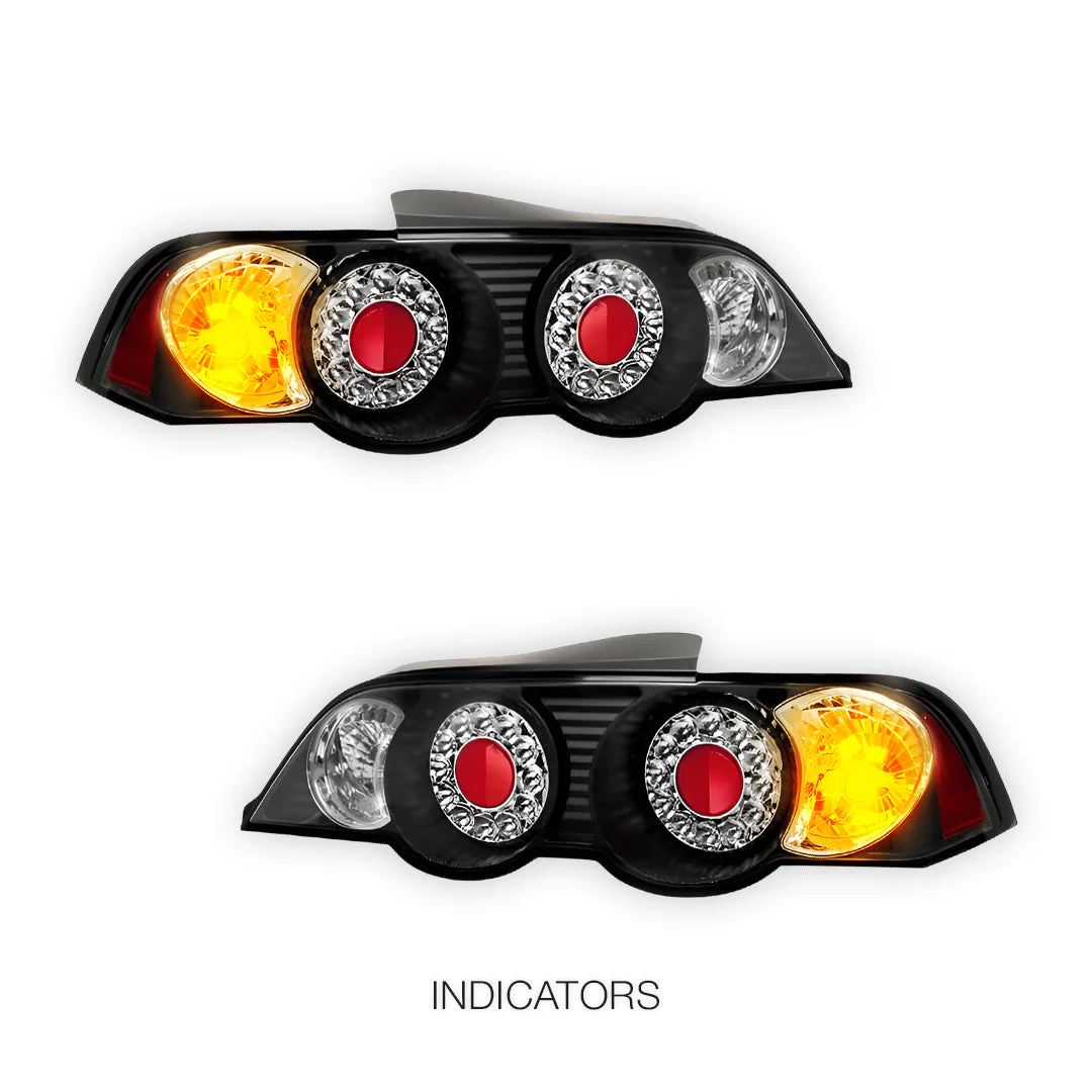 Honda Integra DC5 (2001 - 2004) JDM Black Altezza LED Tail Lights LH + RH - Image 4