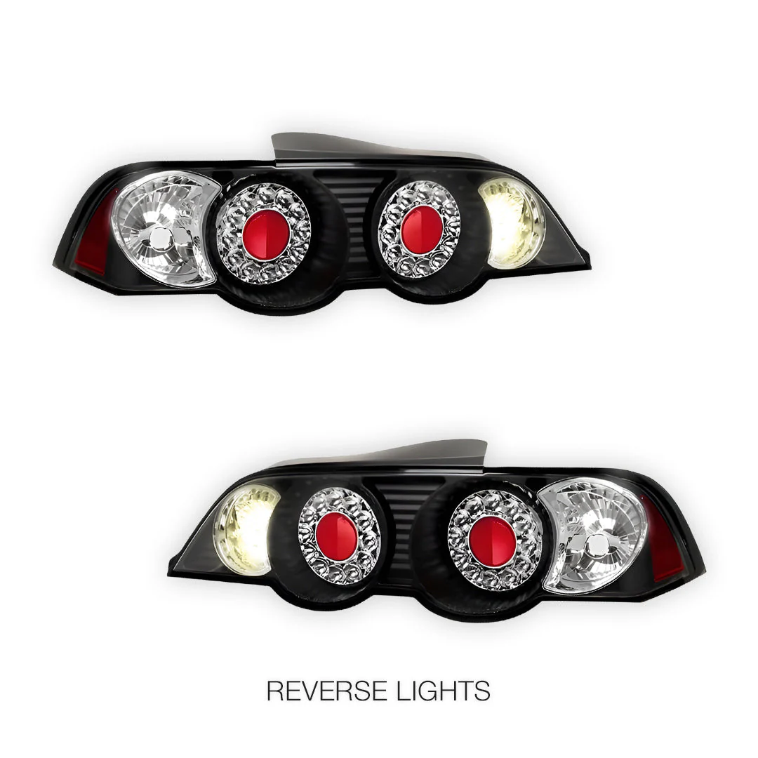Honda Integra DC5 (2001 - 2004) JDM Black Altezza LED Tail Lights LH + RH - Image 5