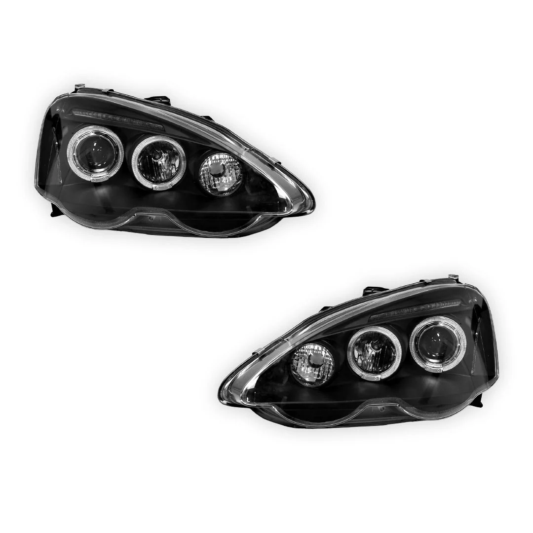 Honda Integra DC5 (2001 - 2004) LED Angel-Eye Projector Headlights LH + RH - Image 6