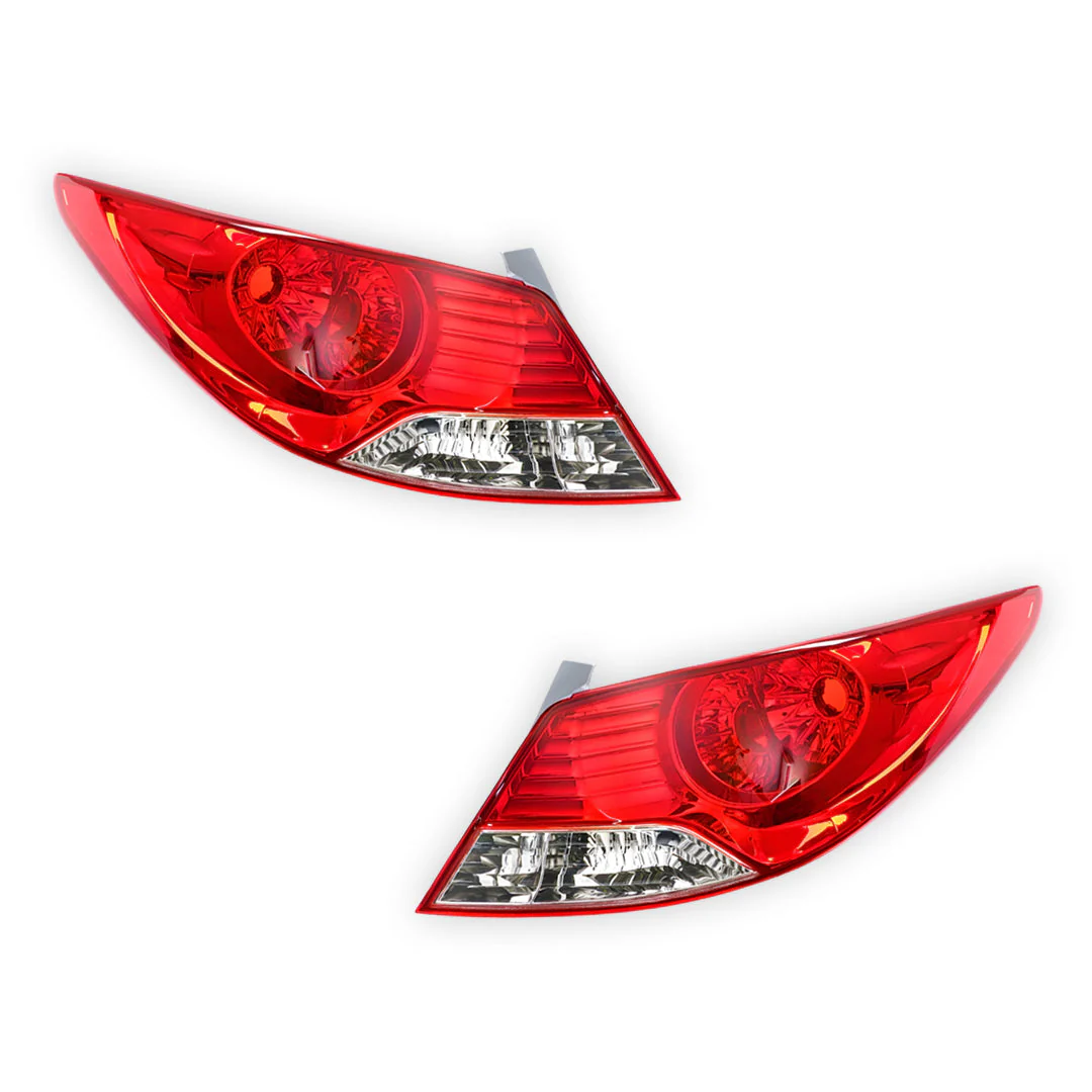 Hyundai Accent RB (2011 - 2019) OEM Style Tail Lights LH + RH - Image 2