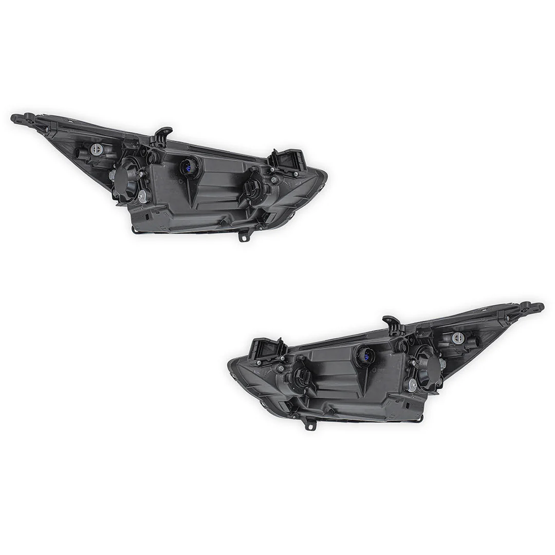 Hyundai Accent RB (2014 - 2017) Non-LED OEM Style Headlights LH + RH - Image 3