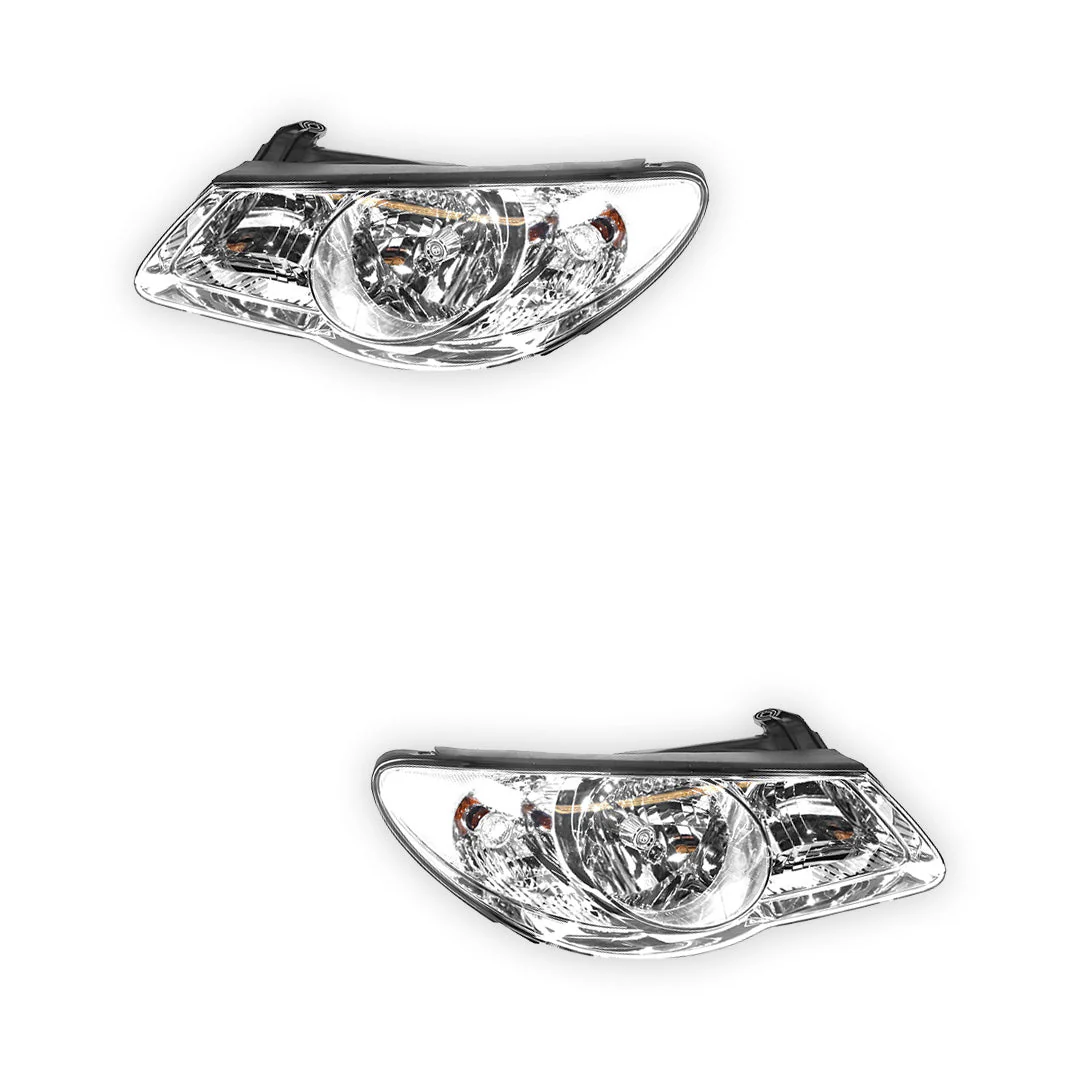 Hyundai Elantra HD (2006 - 2011) Halogen OEM Style Headlights LH + RH - Image 2