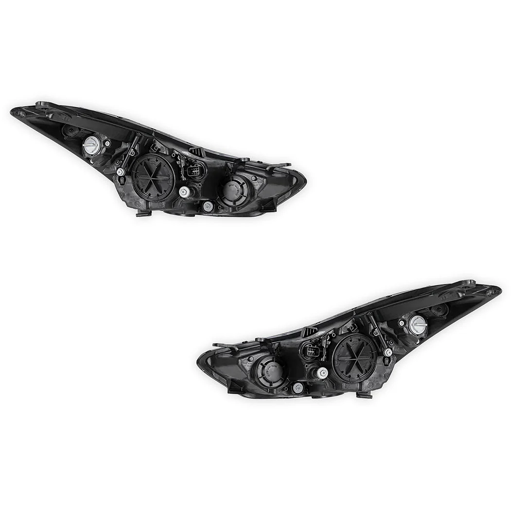 Hyundai Elantra MD (2013 - 2015) Non-LED OEM Style Headlights LH + RH - Image 3