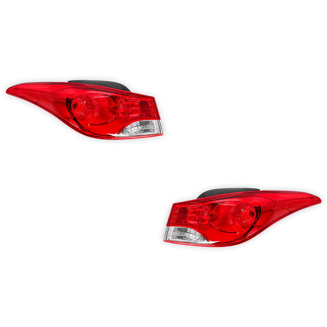 Hyundai Elantra MD Series 1 Sedan (2011 - 2013) OEM Style Tail Lights LH + RH - Image 2