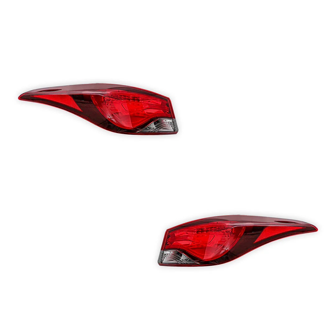 Hyundai Elantra MD Series 2 Sedan (2013 - 2015) OEM Style Tail Lights LH + RH - Image 2