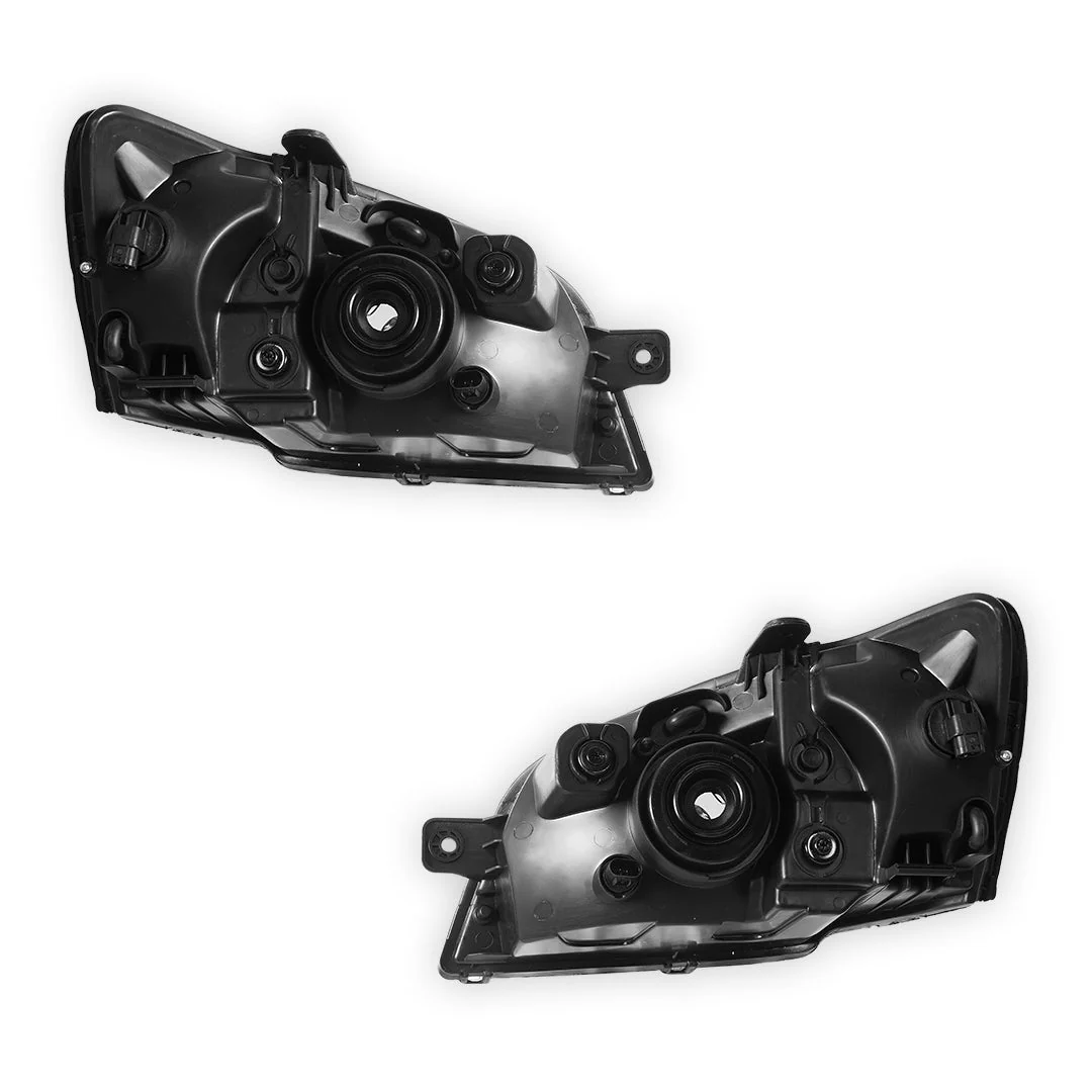 Hyundai Getz TB (2002 - 2005) Chrome Halogen OEM Style Headlights LH + RH - Image 3