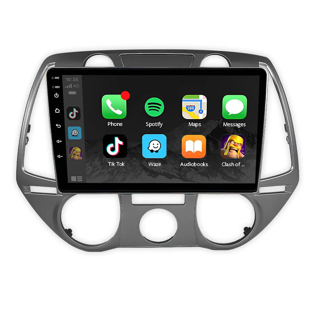 Hyundai i20 PB Series 1 (2010 - 2012) 9" 13.3" Wireless Android 15 Head Unit for Apple CarPlay / Android Auto - Image 3