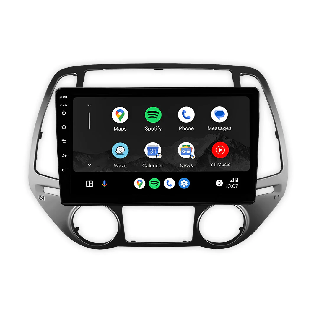 Hyundai i20 PB Series 2 (2012 - 2015) 9" 13.3" Wireless Android 15 Head Unit for Apple CarPlay / Android Auto - Image 2