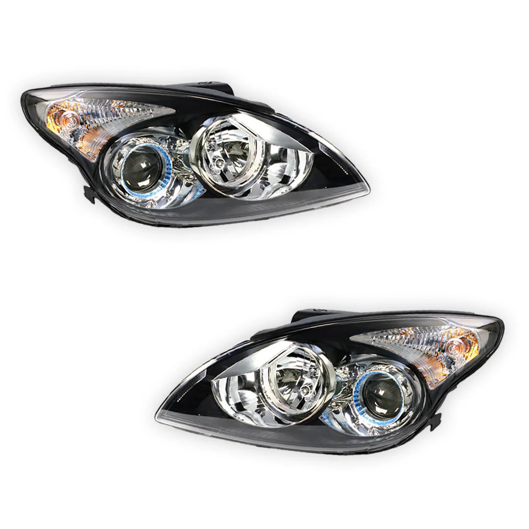 Hyundai i30 FD (2007 - 2012)                        OEM Style Headlights LH + RH - Image 3