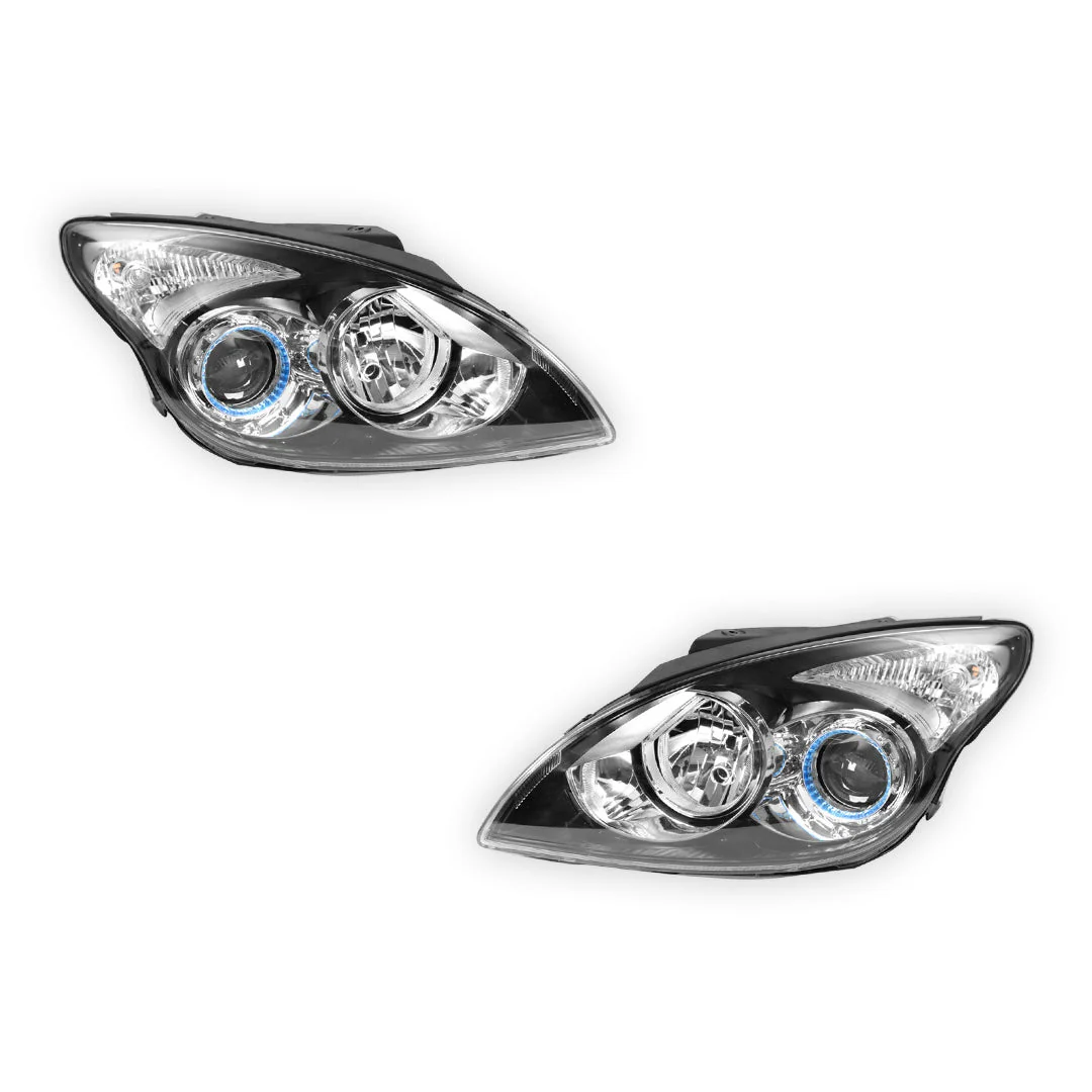 Hyundai i30 FD (2007 - 2012)                        OEM Style Headlights LH + RH - Image 2