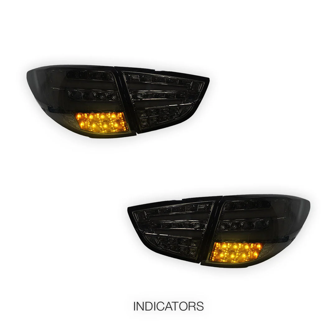 Hyundai ix35 LM (2009 - 2015) Smoked Black Full LED Tail Lights LH + RH - Image 3