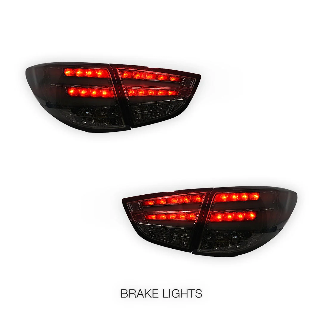 Hyundai ix35 LM (2009 - 2015) Smoked Black Full LED Tail Lights LH + RH - Image 4
