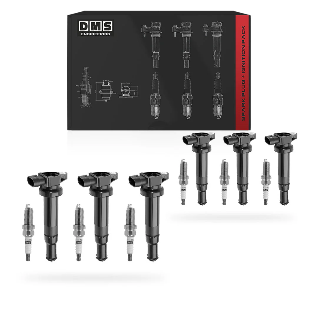 Hyundai Santa Fe CM (2005 - 2006) 2.7L Ignition Coils and Spark Plugs Complete Set - Image 2