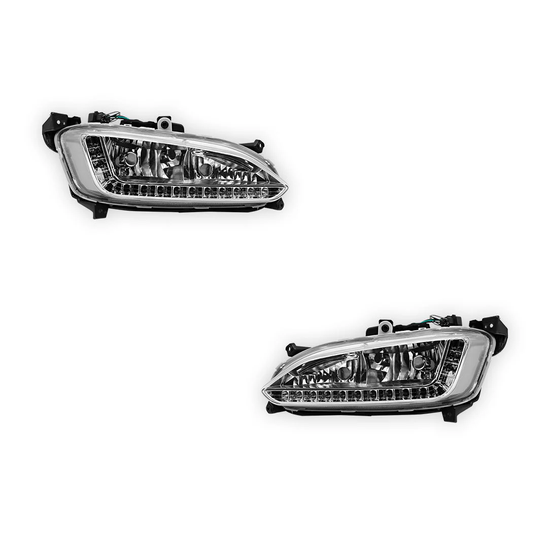 Hyundai Santa Fe DM (2013 - 2014) LED DRL Fog Lamp  LH + RH - Image 2