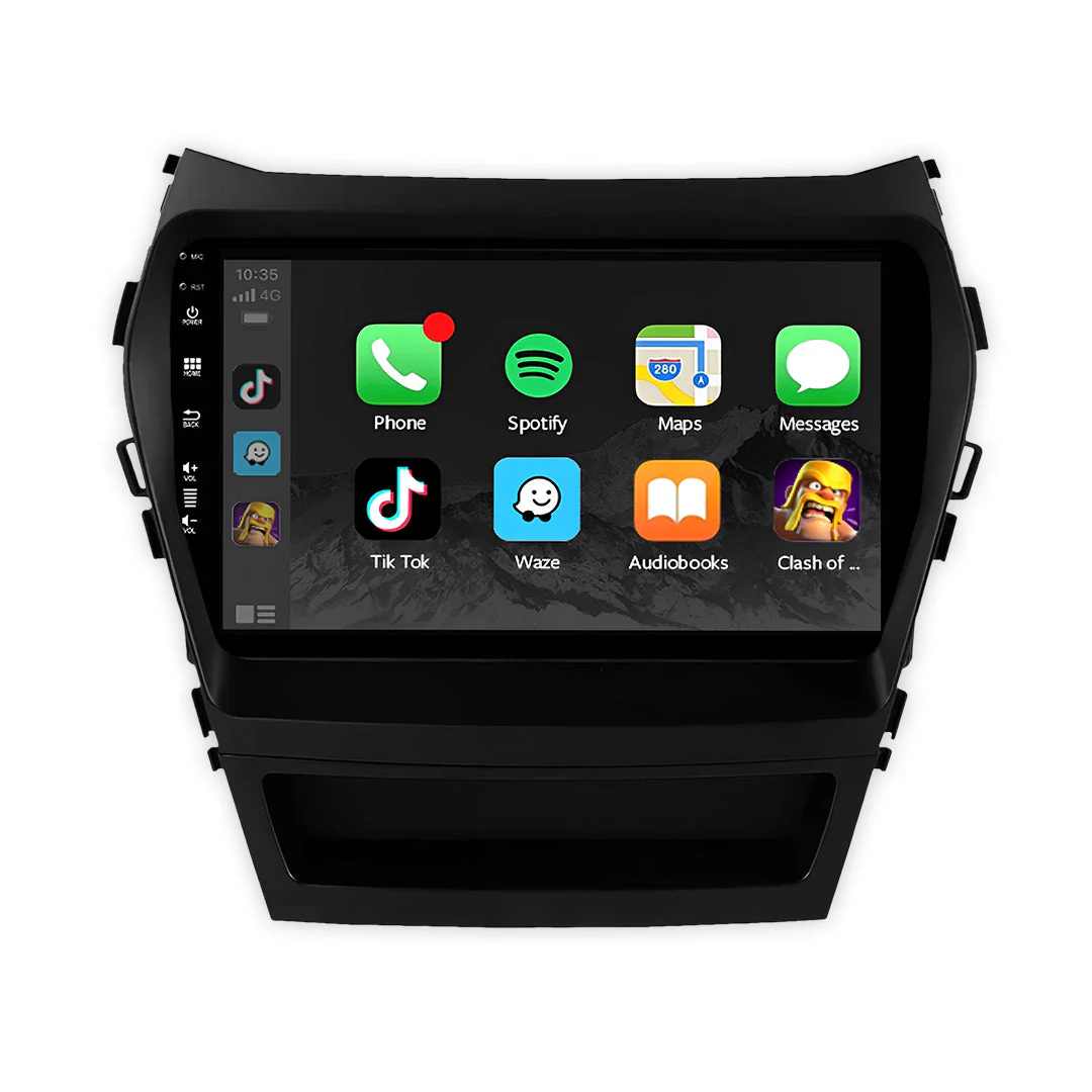 Hyundai Santa Fe DM (2013 - 2018) 9" 13.3" Wireless Android 15 Head Unit for Apple CarPlay / Android Auto Small Factory Screen - Image 3