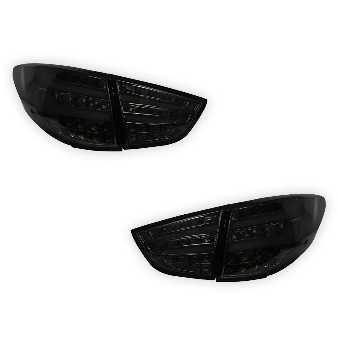 Hyundai Tucson JM / TL / TLE (2009 - 2015) Smoked Black Full LED Tail Lights LH + RH - Image 6