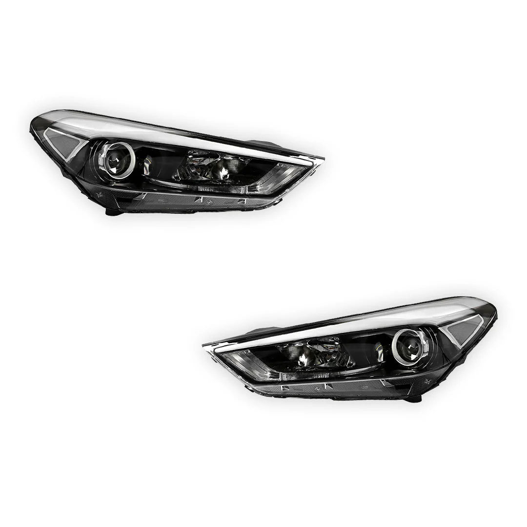 Hyundai Tucson TL / TLE (2015 - 2017) OEM Style Headlights LH + RH - Image 2