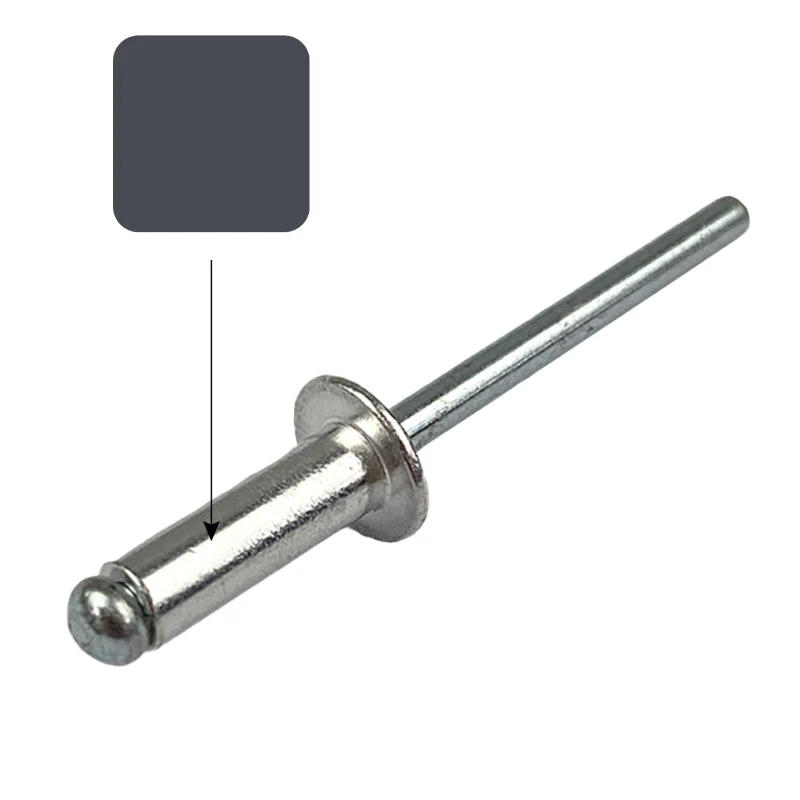 Ironstone AS4-3 Rivet Dome Pop Blind (3.2mm x 8mm) Aluminium Steel - Image 2