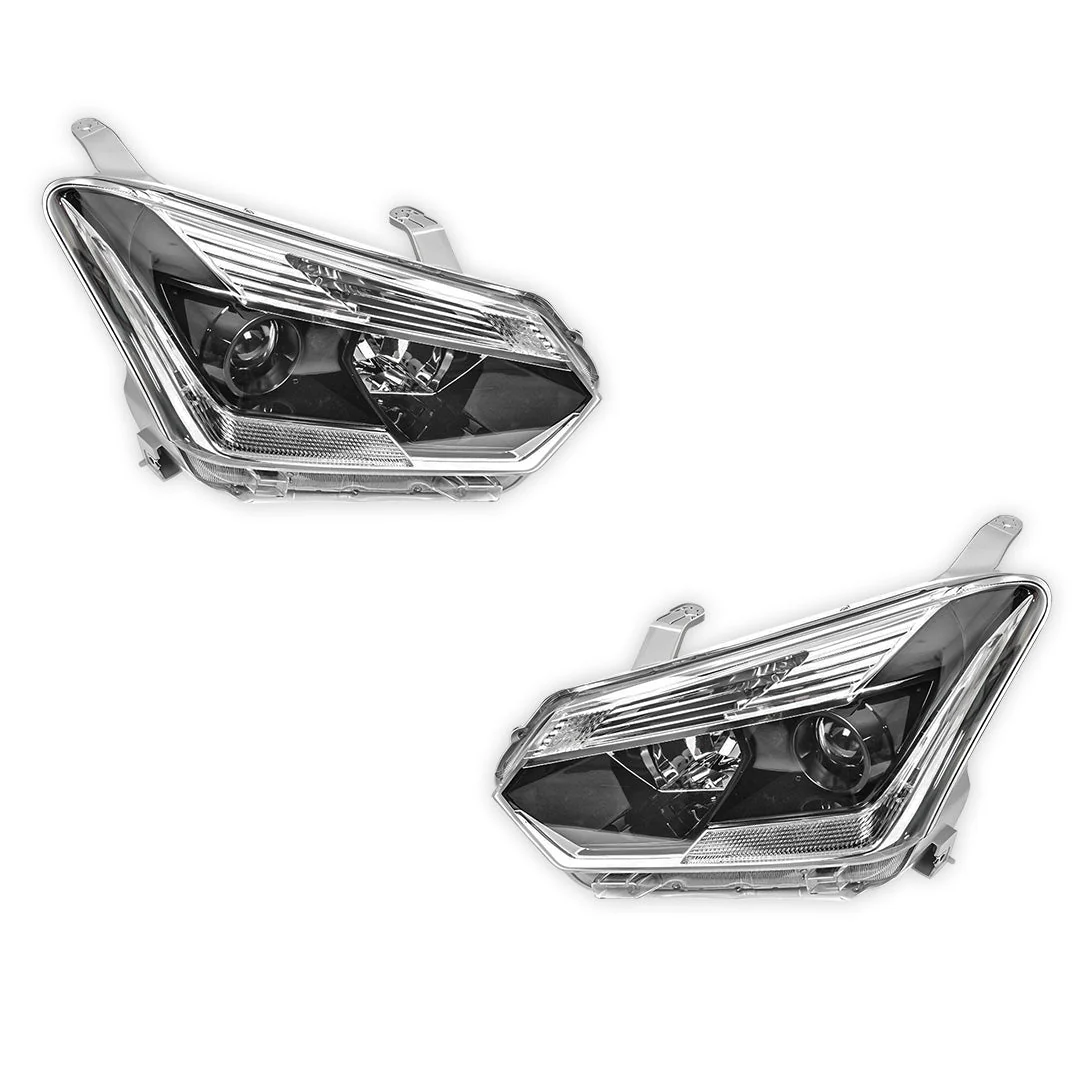 Isuzu D-Max (2016 - 2020) Black Projector LED DRL Headlights LH + RH - Image 2