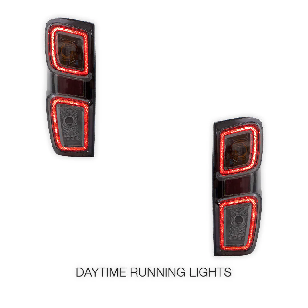 Isuzu D-Max (2019 - 2023) Smoked Tail Lights LH + RH - Image 2