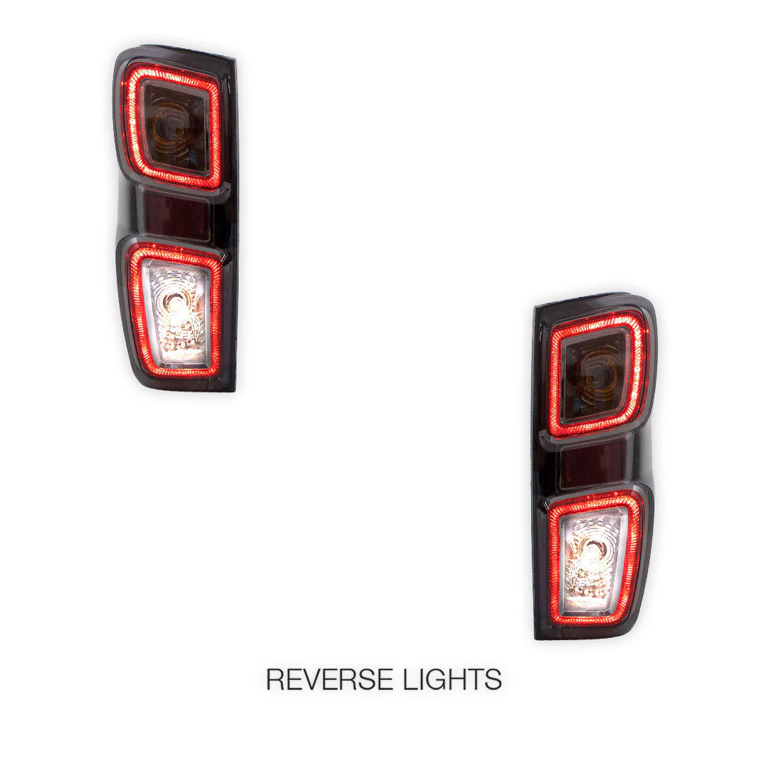 Isuzu D-Max (2019 - 2023) Smoked Tail Lights LH + RH - Image 4