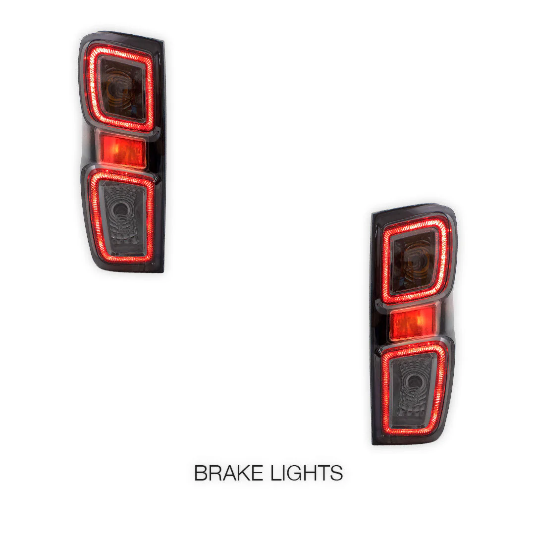 Isuzu D-Max (2019 - 2023) Smoked Tail Lights LH + RH - Image 5