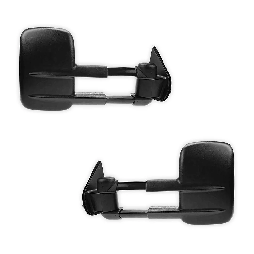 Isuzu D-MAX RA / RC (2003 - 2011) Black Extendable Towing Side Mirrors - Image 3