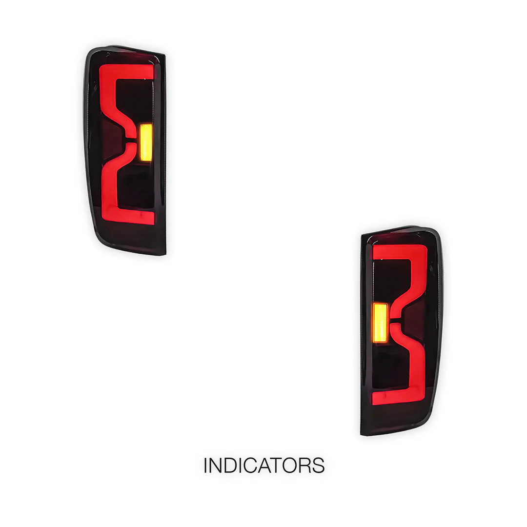 Isuzu D-Max RG (2019 - 2024) Sequential Smoked T9-Style LED Tail Lights LH + RH - Image 4