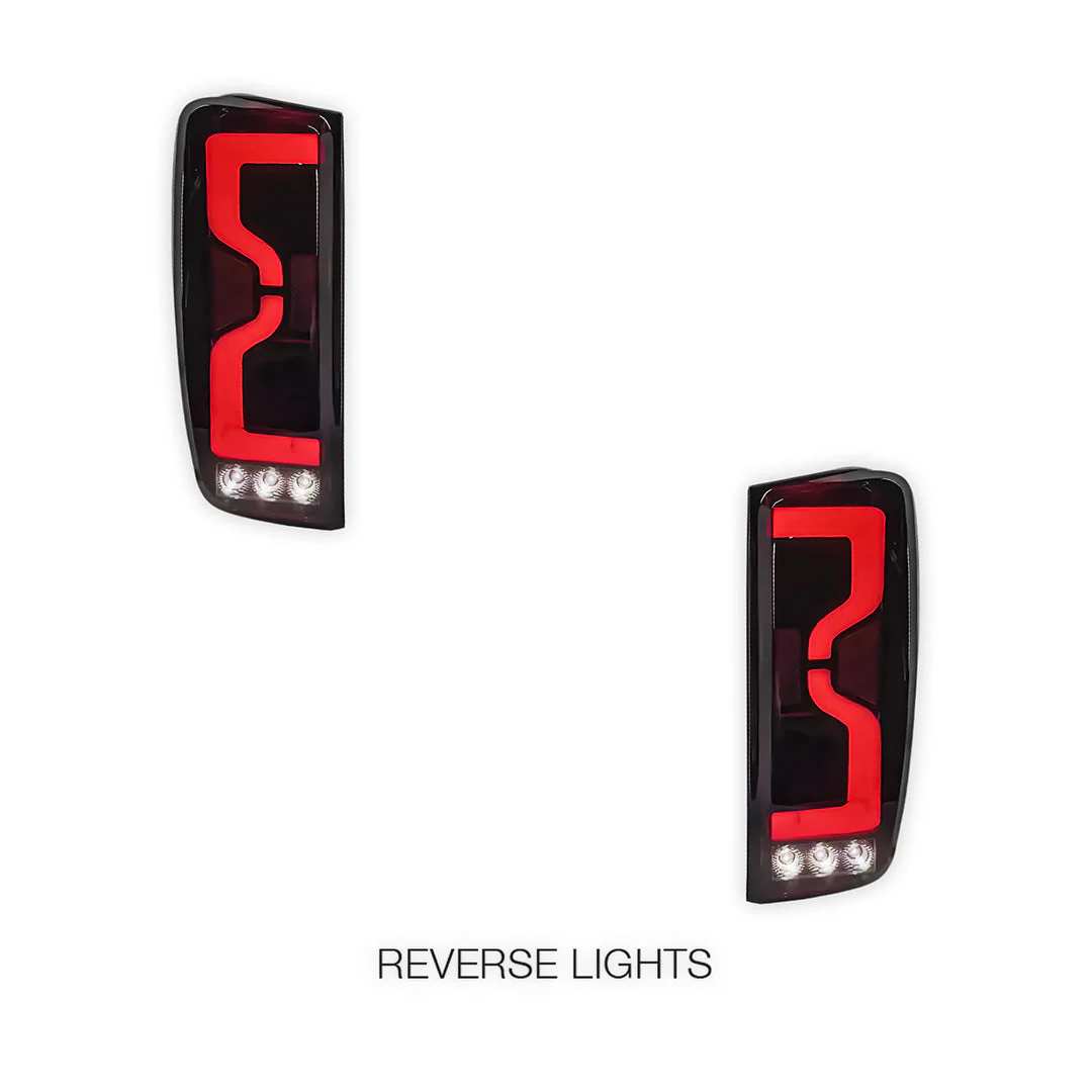 Isuzu D-Max RG (2019 - 2024) Sequential Smoked T9-Style LED Tail Lights LH + RH - Image 5