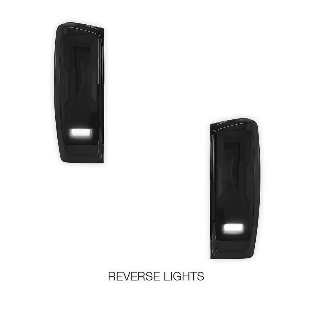 Isuzu D-Max RG (2020 - 2024) Sequential Smoked Black LED Tail Lights LH + RH - Image 5