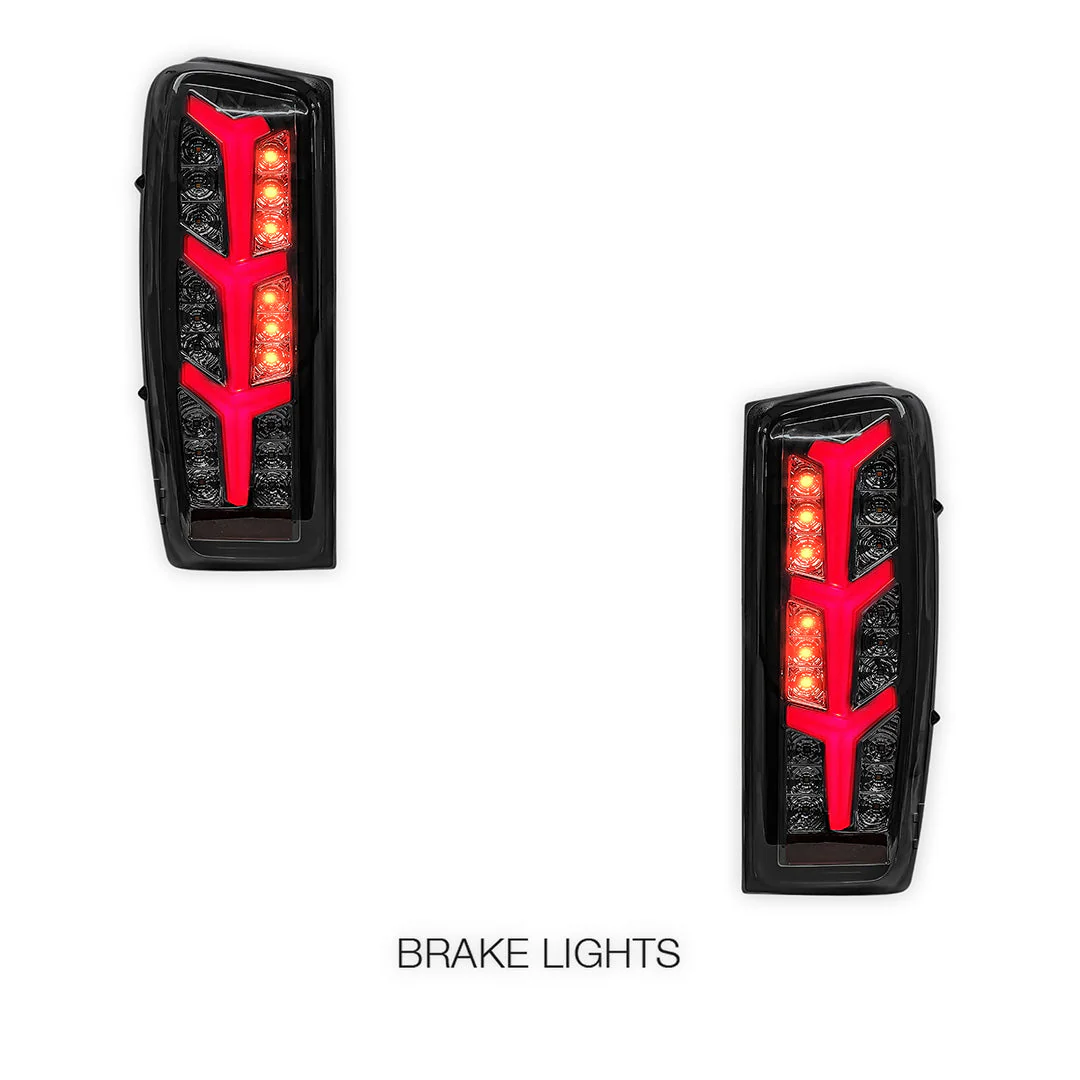 Isuzu D-Max RG (2021 - 2024) Sequential Smoked Avant Full LED Tail Lights LH + RH - Image 2