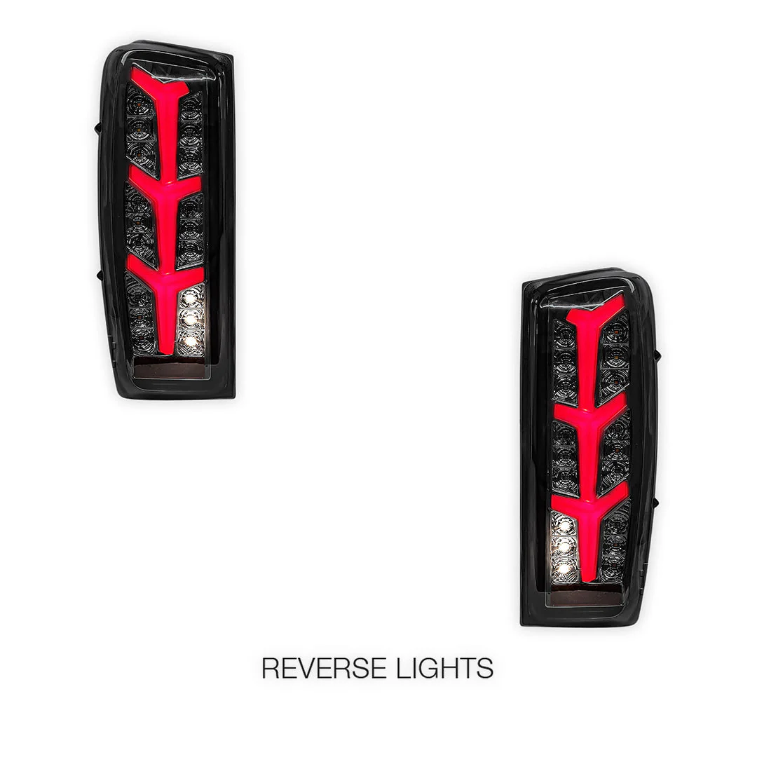 Isuzu D-Max RG (2021 - 2024) Sequential Smoked Avant Full LED Tail Lights LH + RH - Image 5