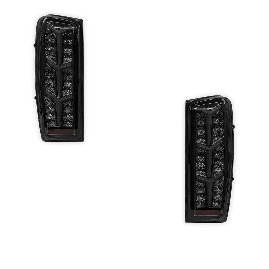 Isuzu D-Max RG (2021 - 2024) Sequential Smoked Avant Full LED Tail Lights LH + RH - Image 6