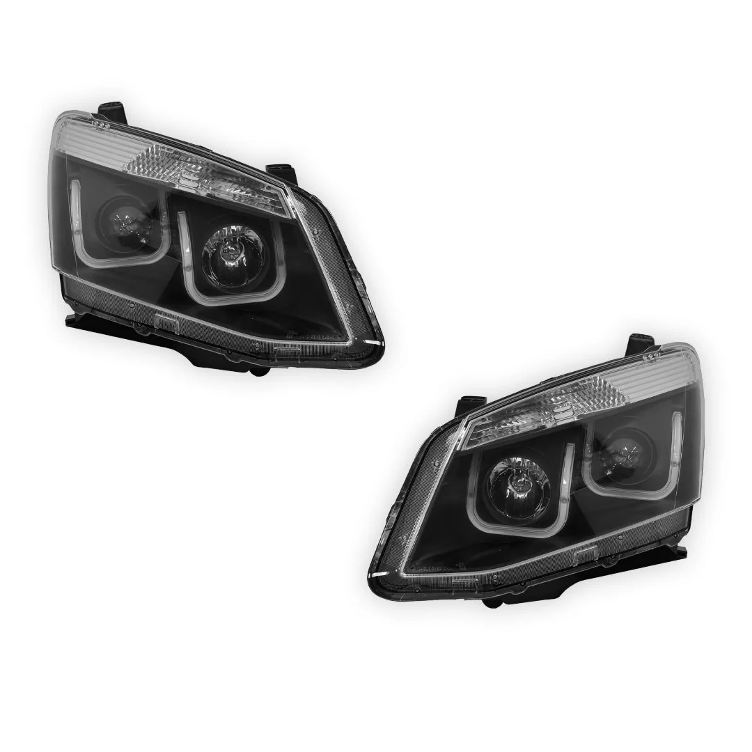 Isuzu D-MAX RT (2012 - 2016) 3D LED Stripe DRL Projector Headlights LH + RH - Image 6