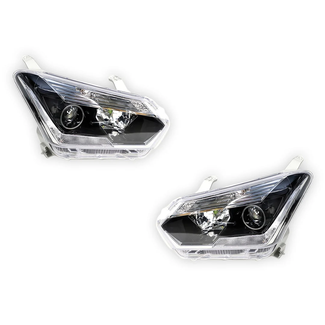 Isuzu D-Max RT (2016 - 2020) Headlights with LED DRL LH + RH - Image 2